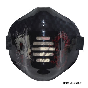 MASK-PRO DRAGON-CARDS CARBON-BLACK
