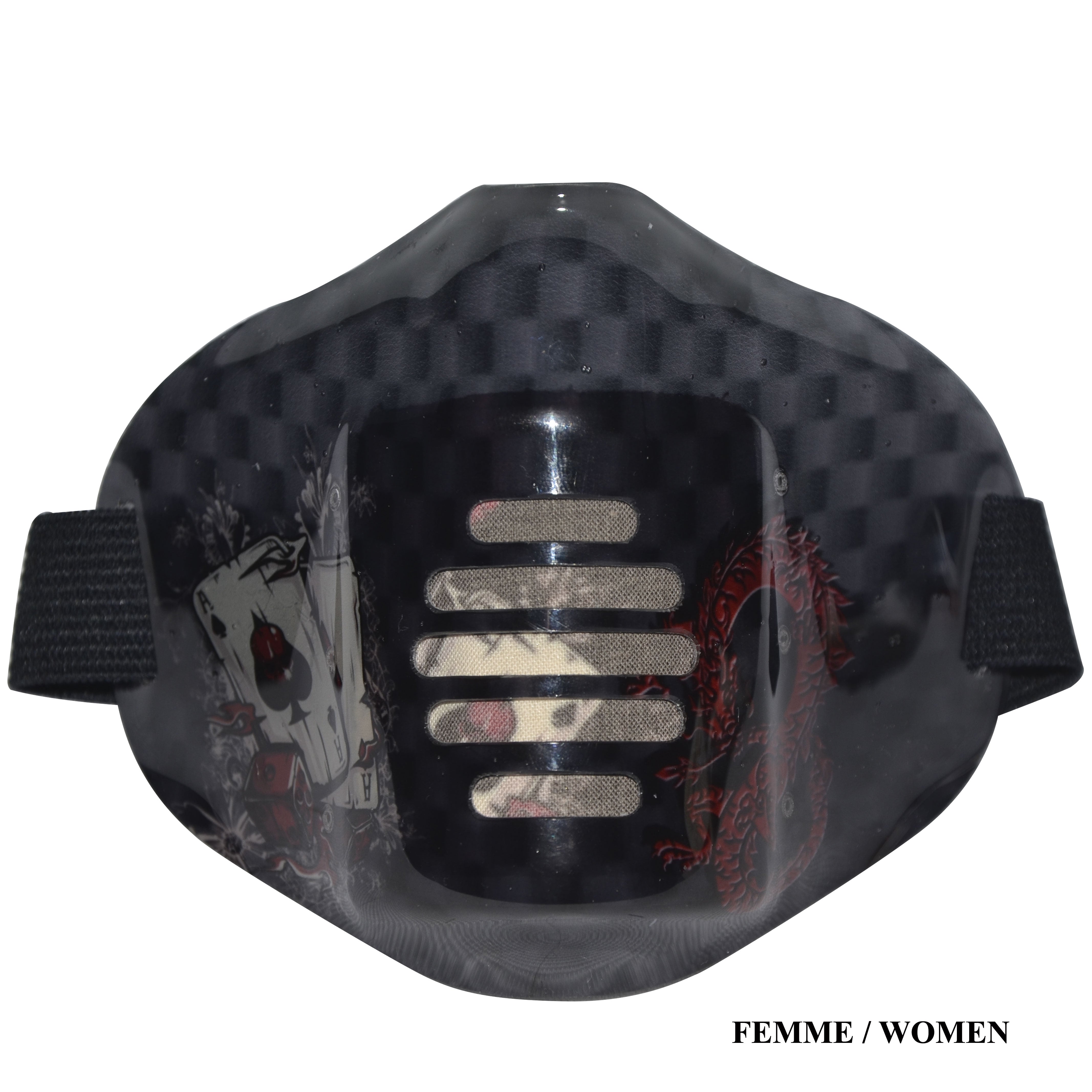 MASK-PRO DRAGON-CARDS CARBON-BLACK