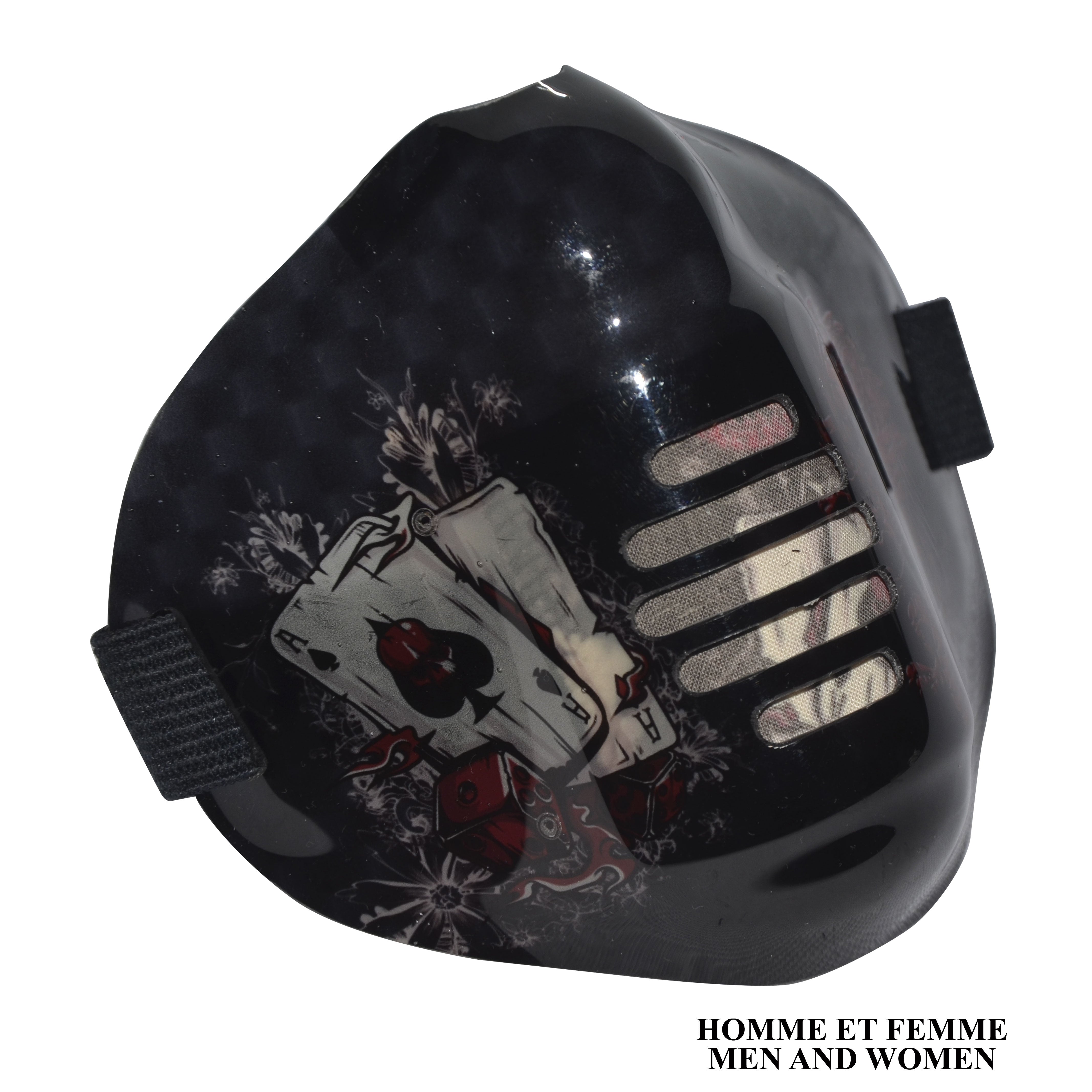 MASK-PRO DRAGON-CARDS CARBON-BLACK