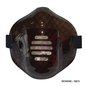 MASK-PRO DRAGON-CARDS CARBON-BRASS