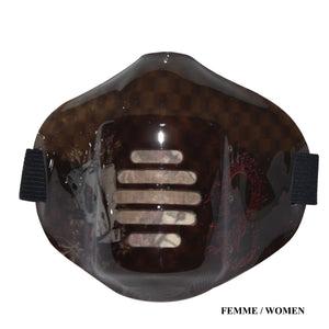 MASK-PRO DRAGON-CARDS CARBON-BRASS
