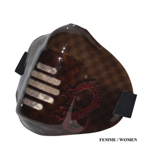 MASK-PRO DRAGON-CARDS CARBON-BRASS