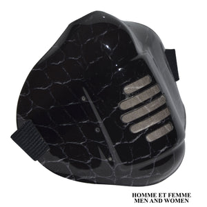 MASK-PRO CROCO-BLACK