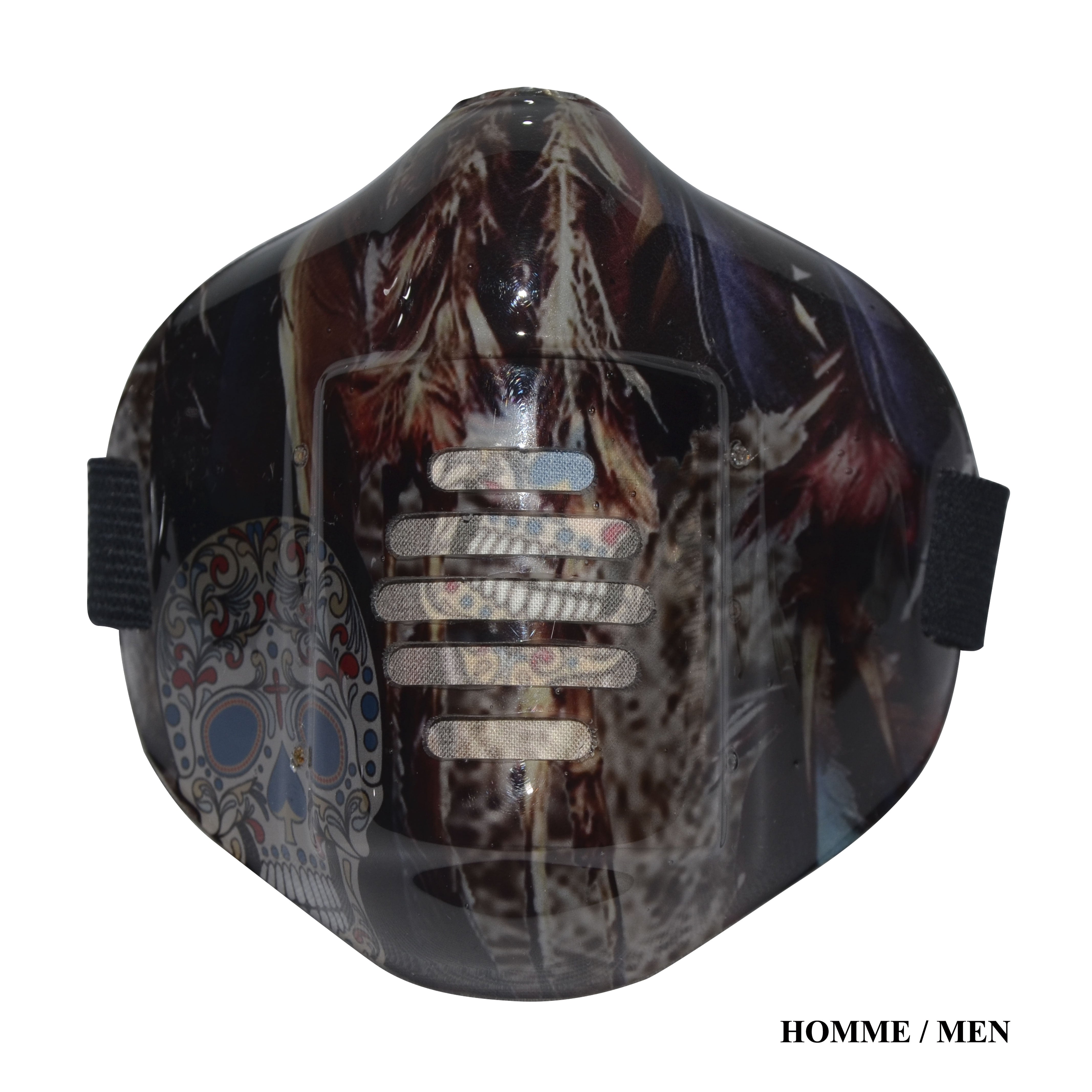 MASK-PRO FEATHER-SKULL COLOR