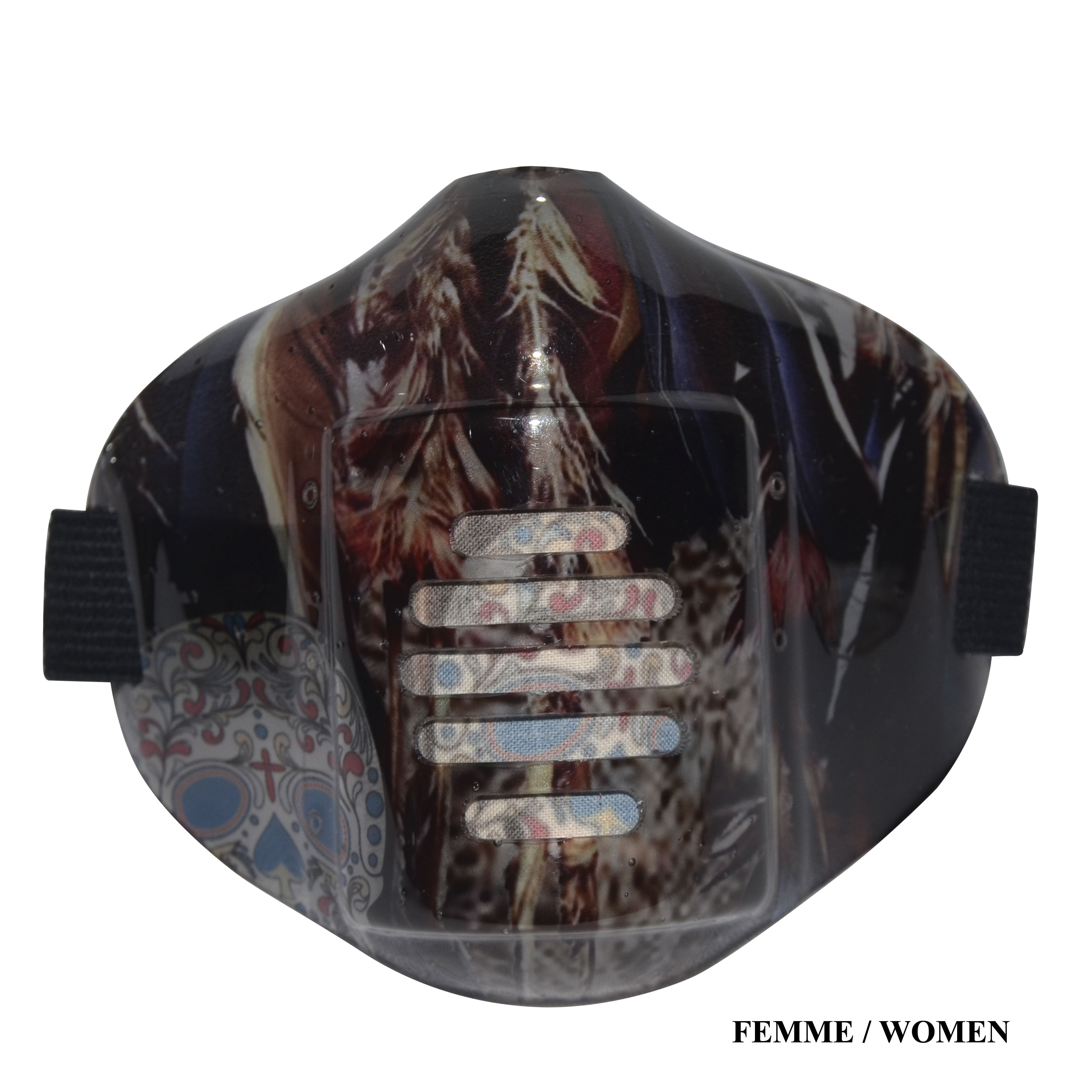 MASK-PRO FEATHER-SKULL COLOR