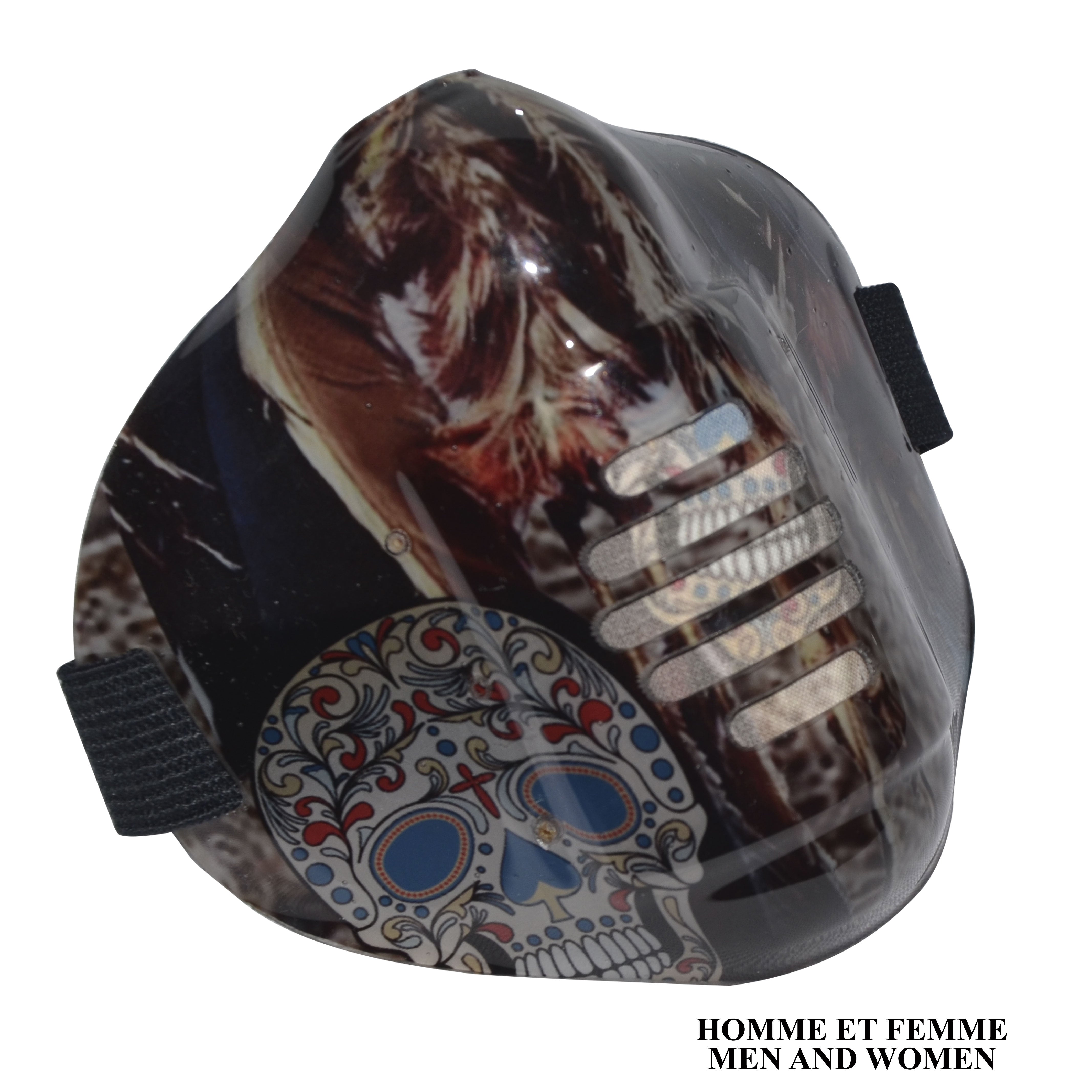 MASK-PRO FEATHER-SKULL COLOR