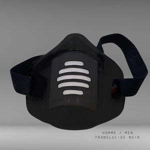 MASK-PRO TRANSLUCIDE NOIR