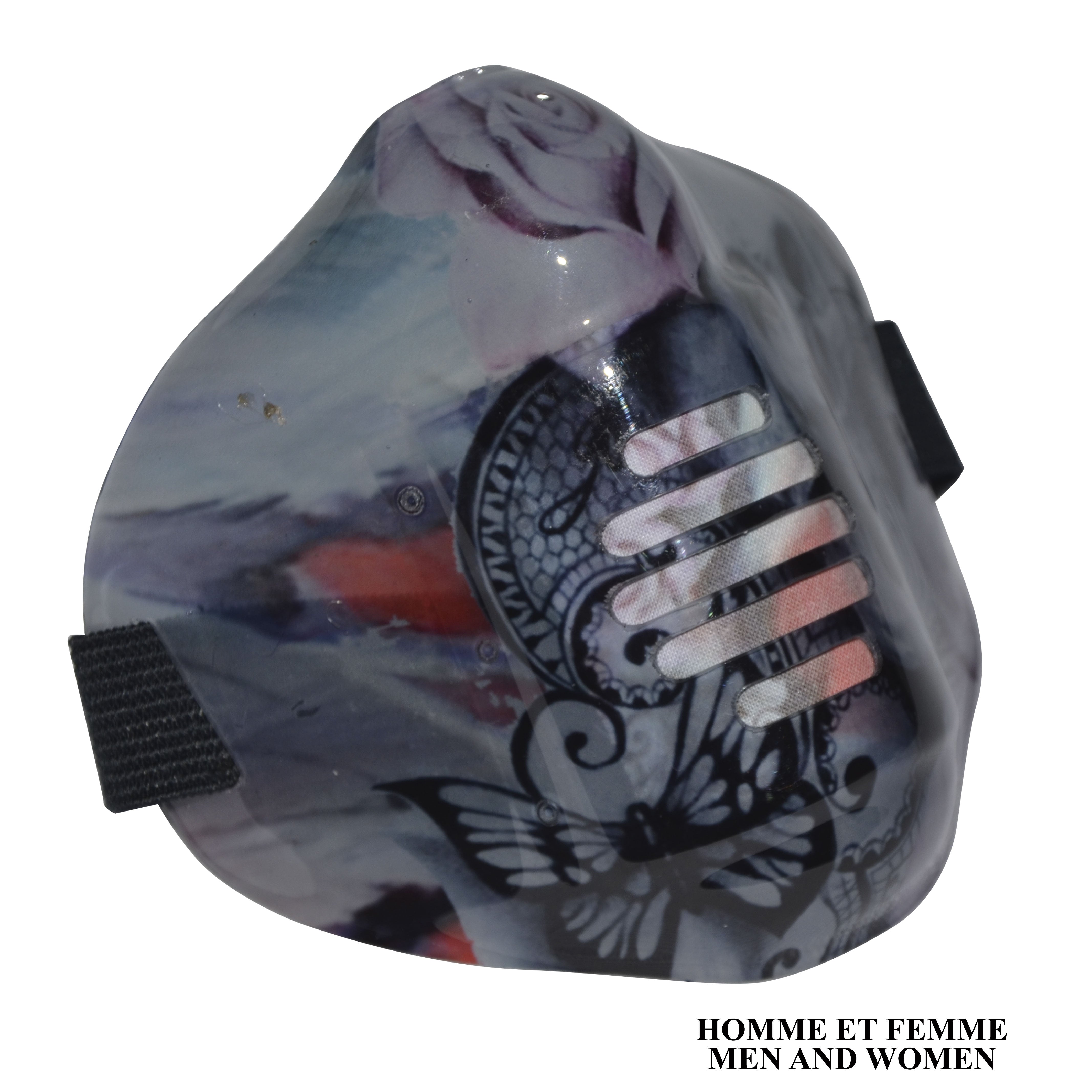 MASK-PRO SKULL-ROSES