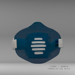 MASK-PRO TRANSLUCIDE BLEU
